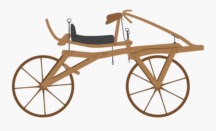 La Primera Bicicleta - First Bicycle Invented, Transparent Clipart