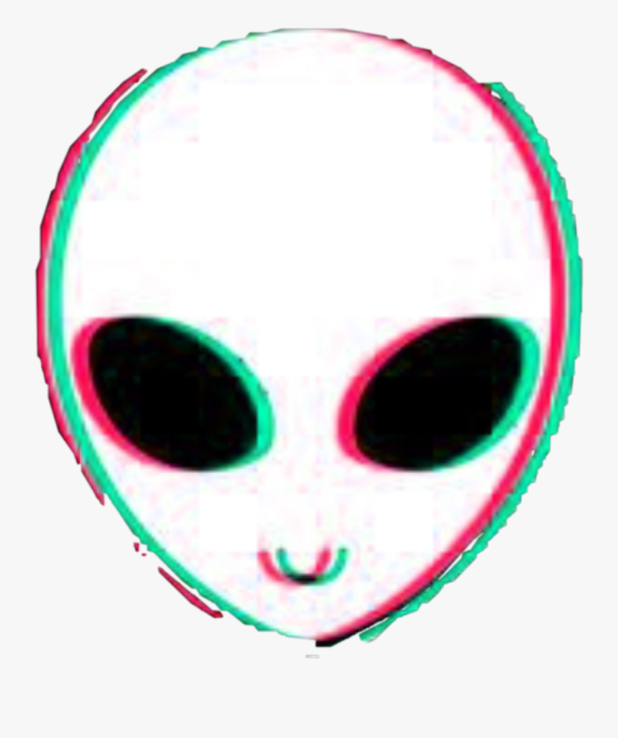 Trippy Transparent Alien - Png Alien, Transparent Clipart