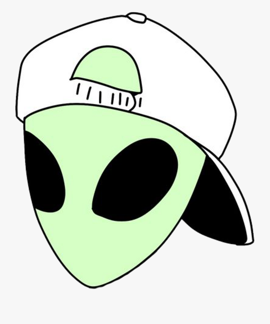 Aesthetic Alien, Transparent Clipart