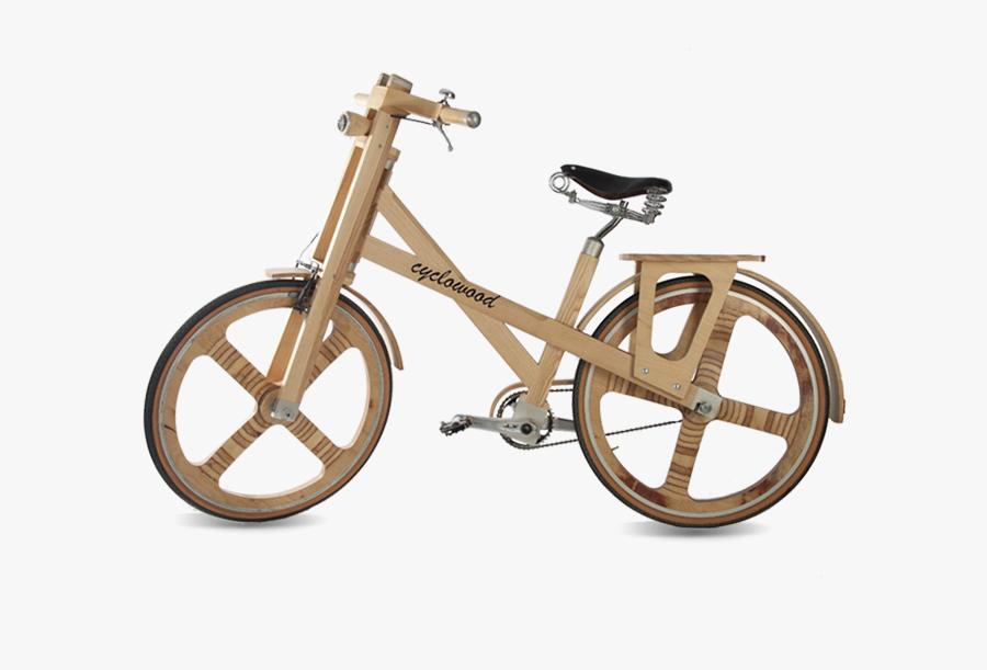 Bicicleta De Madeira Png, Transparent Clipart