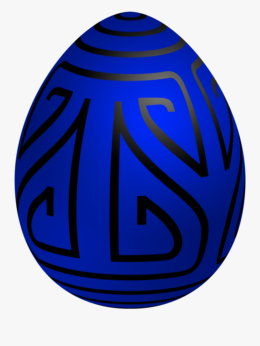 Easter Blue Deco Egg Png Clip Art, Transparent Clipart