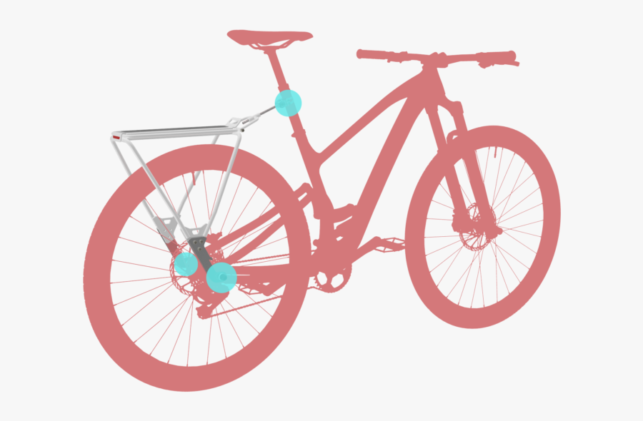 Portabultos Portaequipajes Doble Transportin Pannier - Specialized Turbo Levo 2020, Transparent Clipart