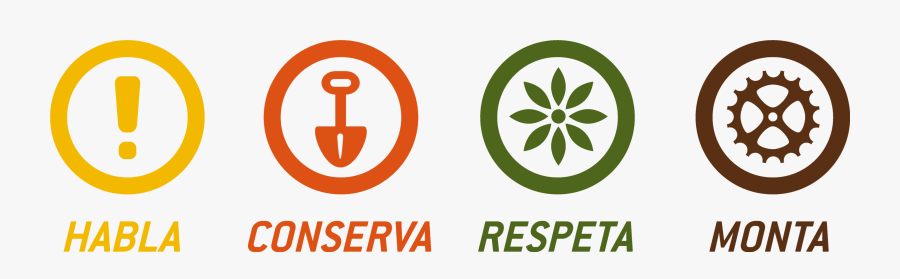 Habla Conserva Respeta Monta - Speak Build Respect Ride, Transparent Clipart