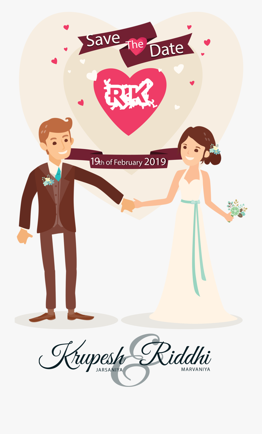 Event Image - Cartoon Engagement Invitation Cards , Free Transparent