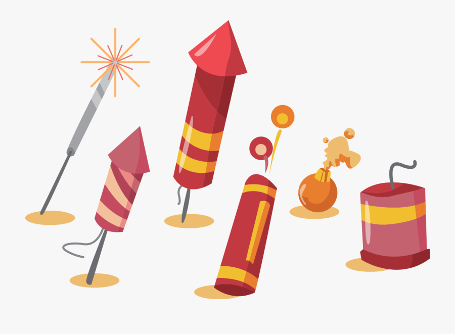 Diwali Crackers Png High-quality Image - Fire Crackers Vector, Transparent Clipart