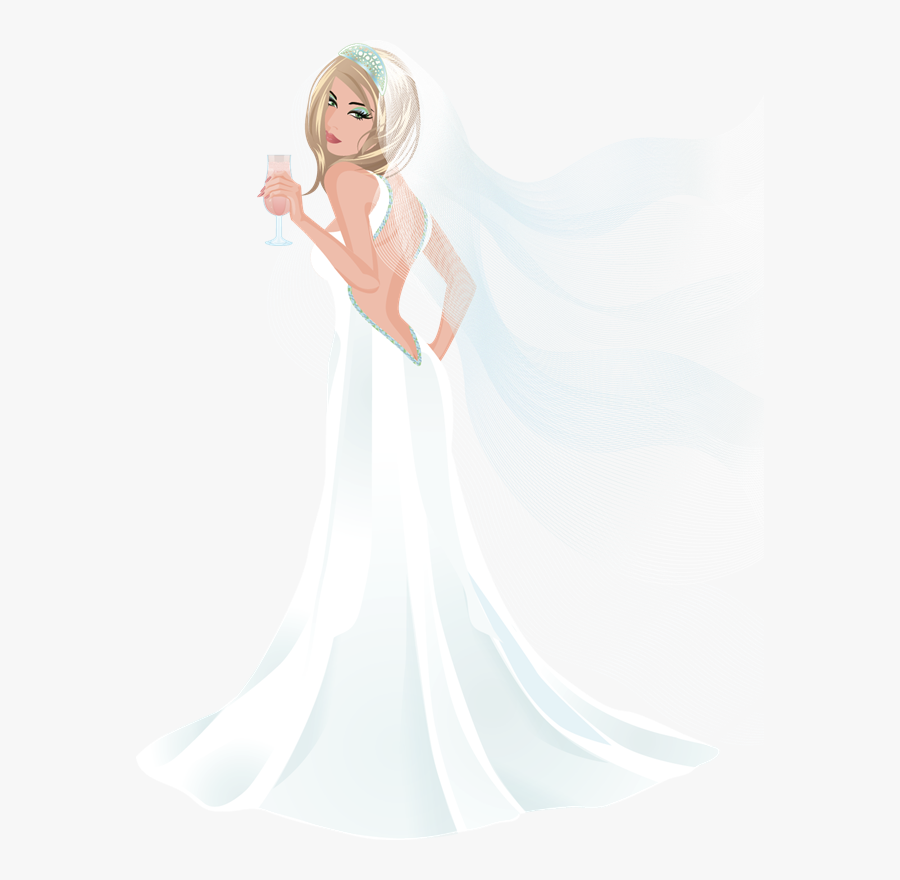 Bride, Transparent Clipart