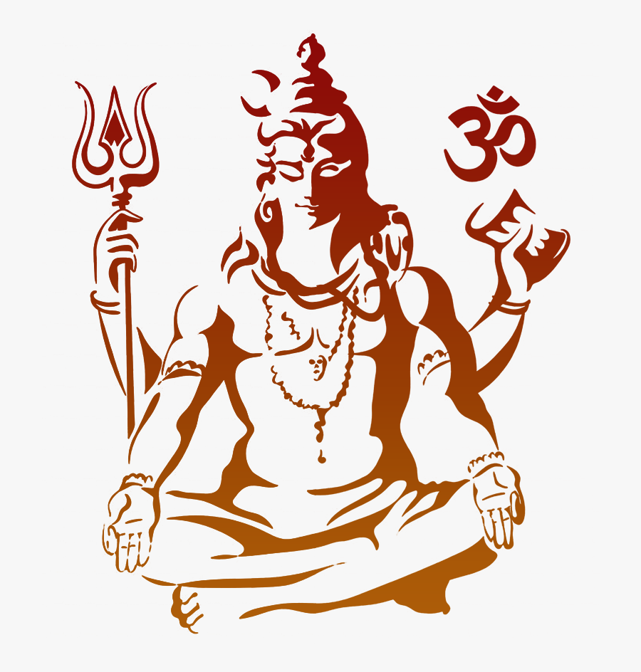 Lord Shiva Design, Transparent Clipart