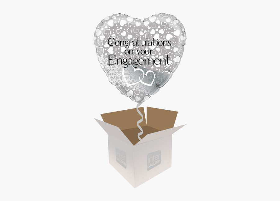 On Your Engagement Entwined Hearts - We Missed You Also, Transparent Clipart