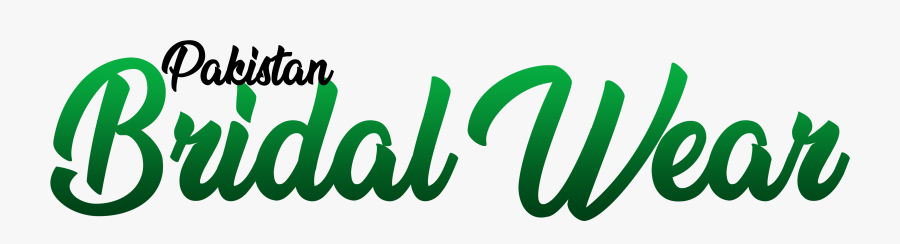 Pakistani Bridal Wear Online - Calligraphy, Transparent Clipart