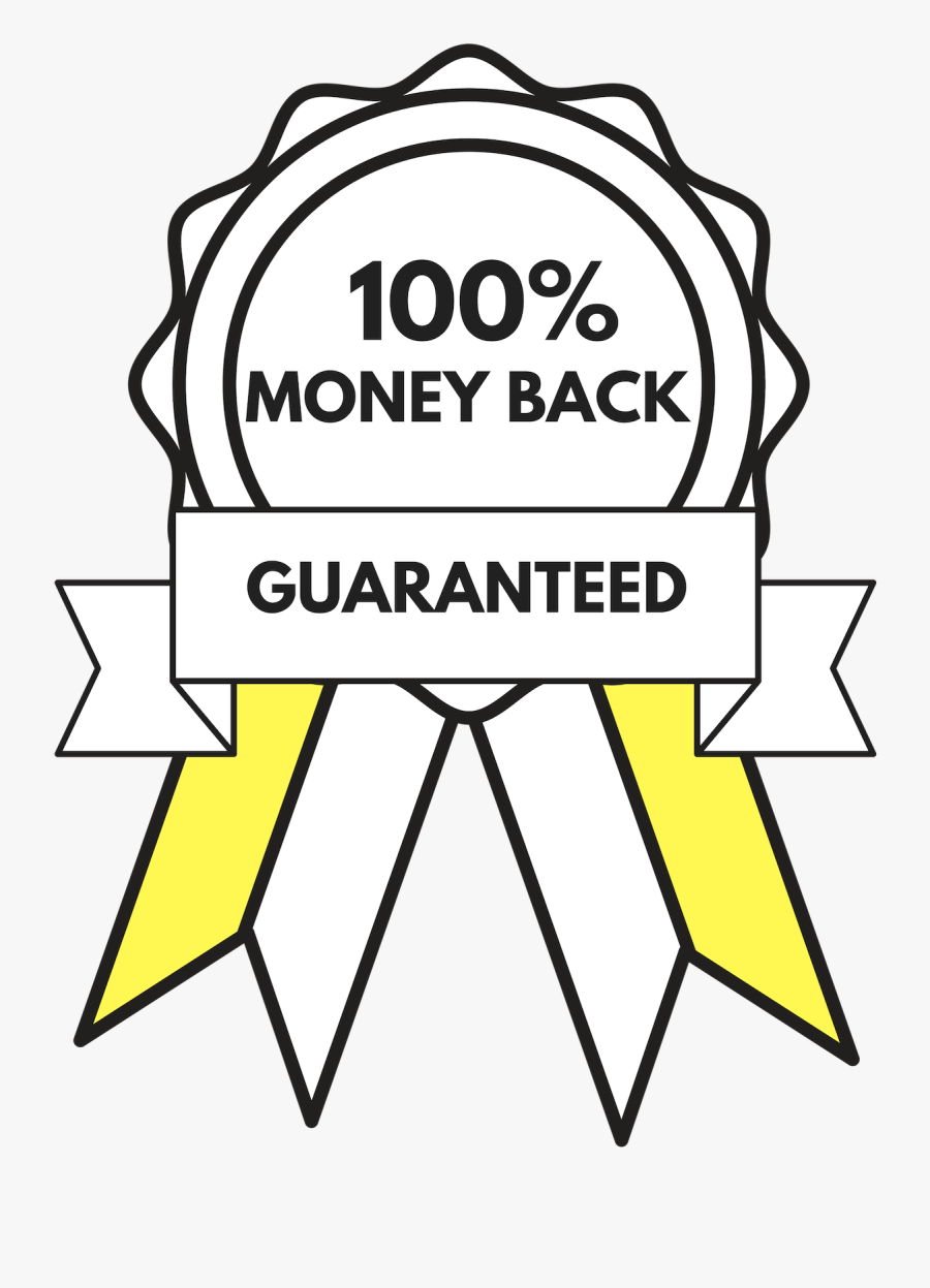 Prize Badge Black And White, Transparent Clipart