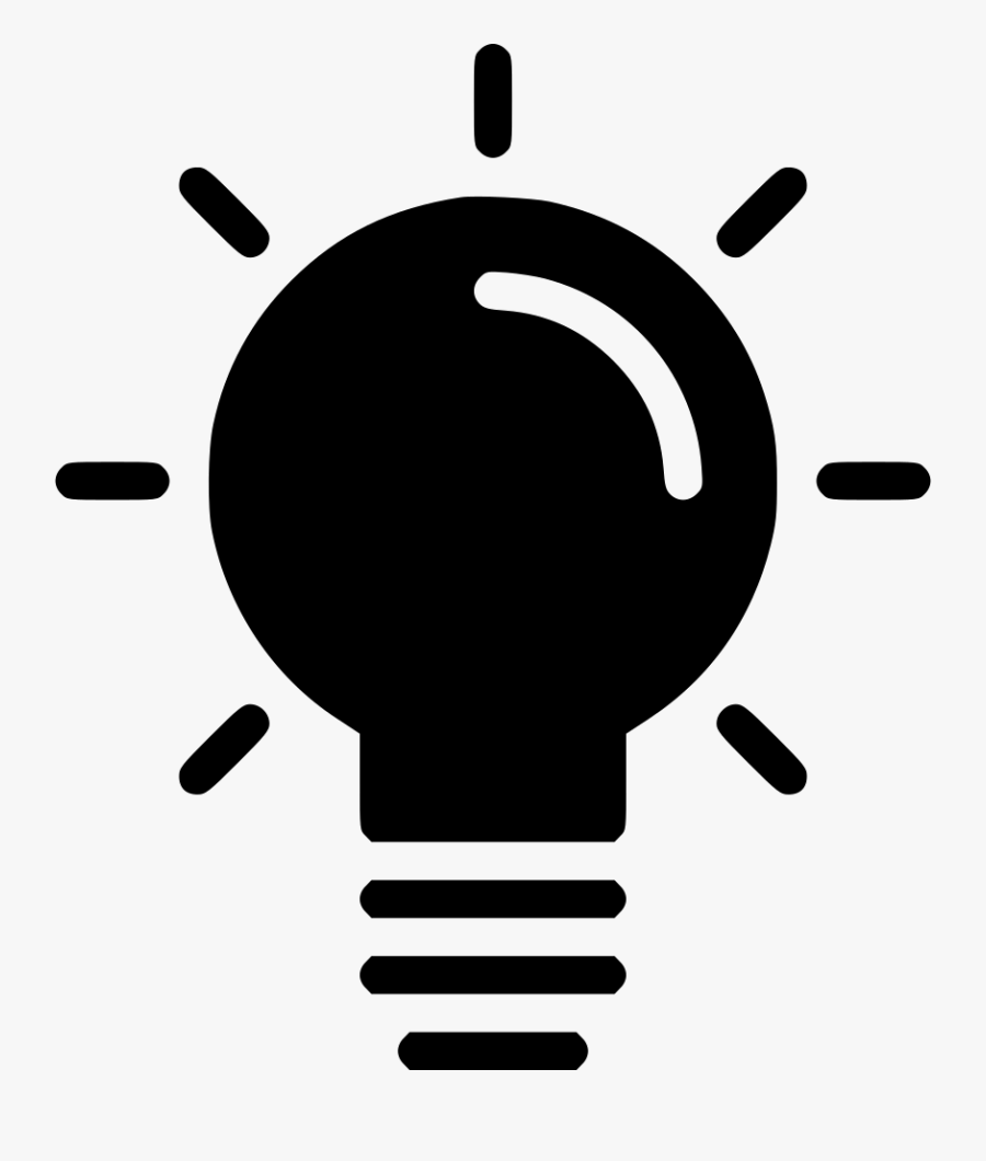 Creativity Svg Png Icon - Idea Light Bulb Transparent, Transparent Clipart