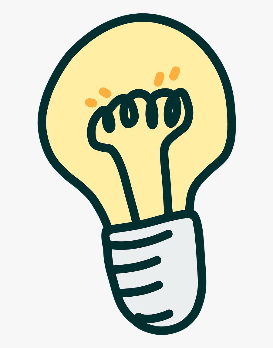Transparent Light Bulb Idea Clipart - Idea Bulb Png Cartoon, Transparent Clipart