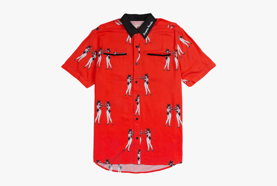 4hunnies Button Up - 4hunnid Button Up Shirt, Transparent Clipart