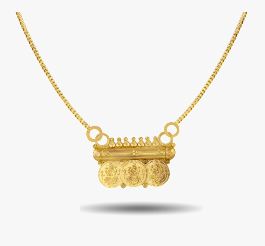 Transparent Choker Necklace Png - South Indian Gold Pendant Design, Transparent Clipart