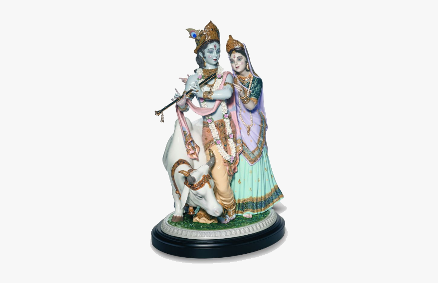 Clip Art Radha And Krishna Lladro - Radha Krishna Lladro, Transparent Clipart