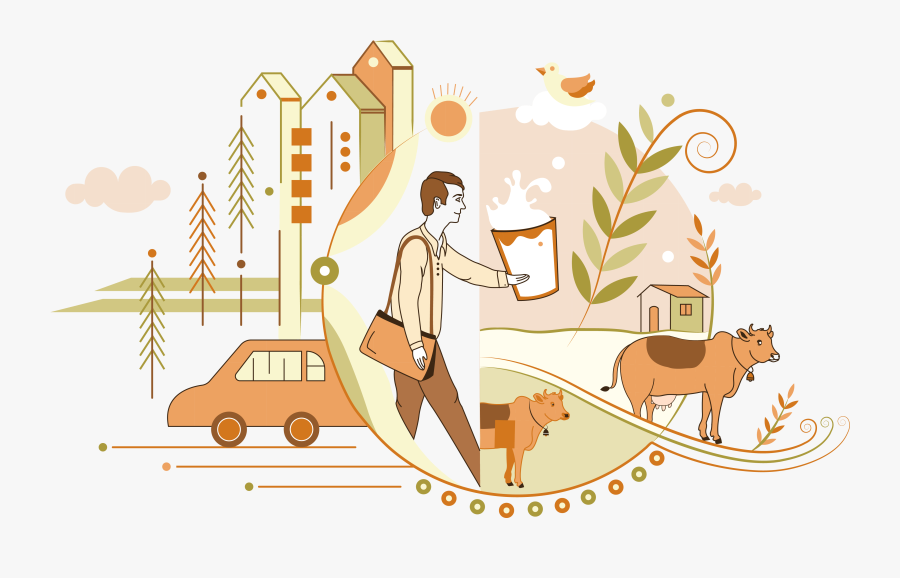 Farmer - Illustration, Transparent Clipart