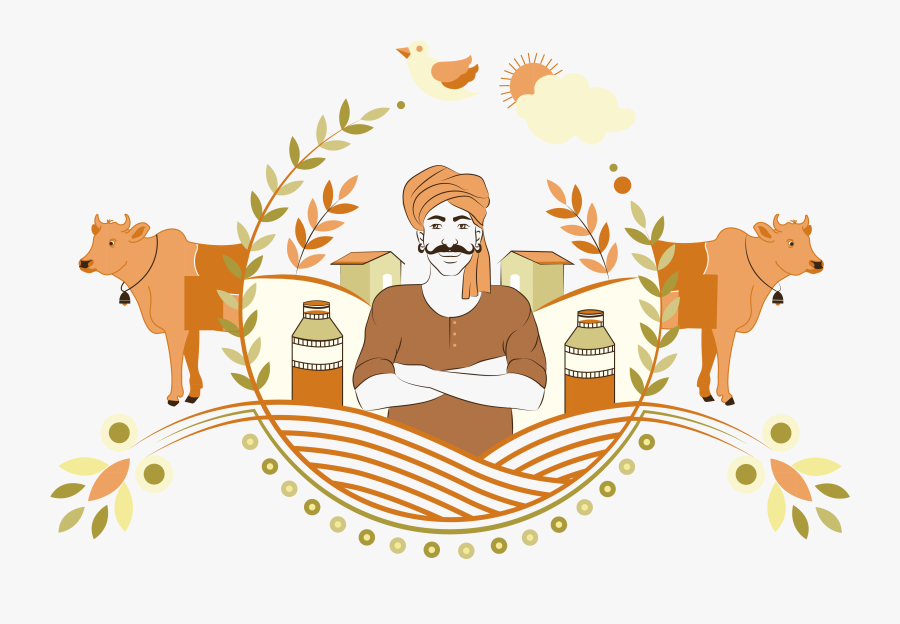 Farmer - Illustration, Transparent Clipart