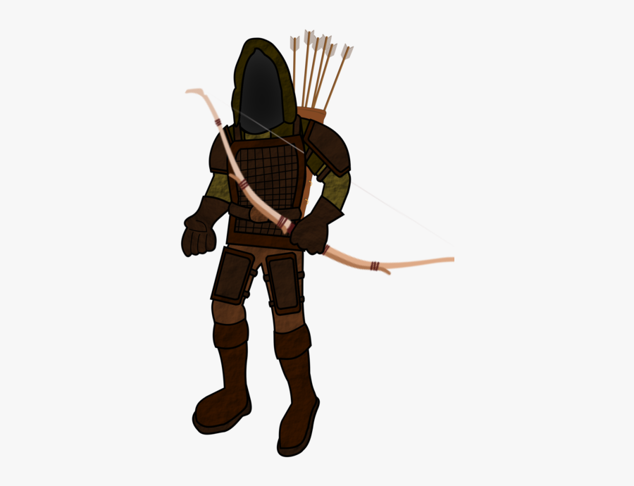 Cold Weapon,ranged Weapon,fictional Character - Ranger Archer Clipart, Transparent Clipart