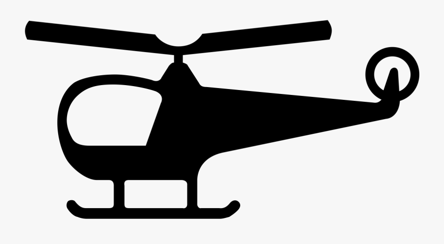 Helicopter Road Sign, Transparent Clipart