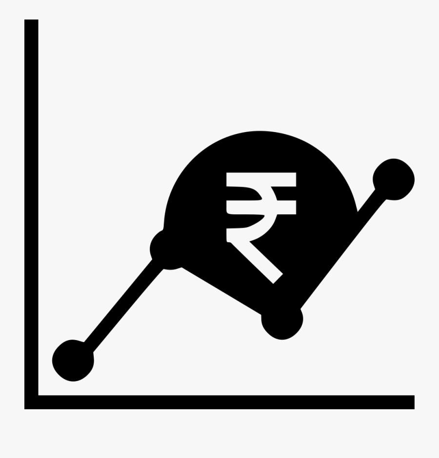 Graph Indian Rupee Growth - Portable Network Graphics, Transparent Clipart