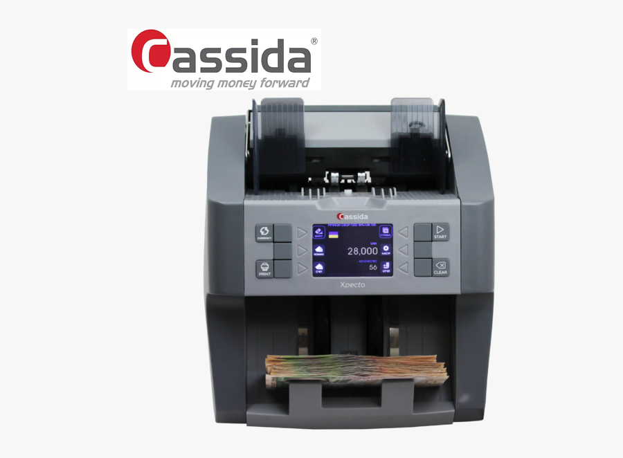 Cassida Xpecto Multi-currency Banknote Counter And - Cassida Note Counter, Transparent Clipart