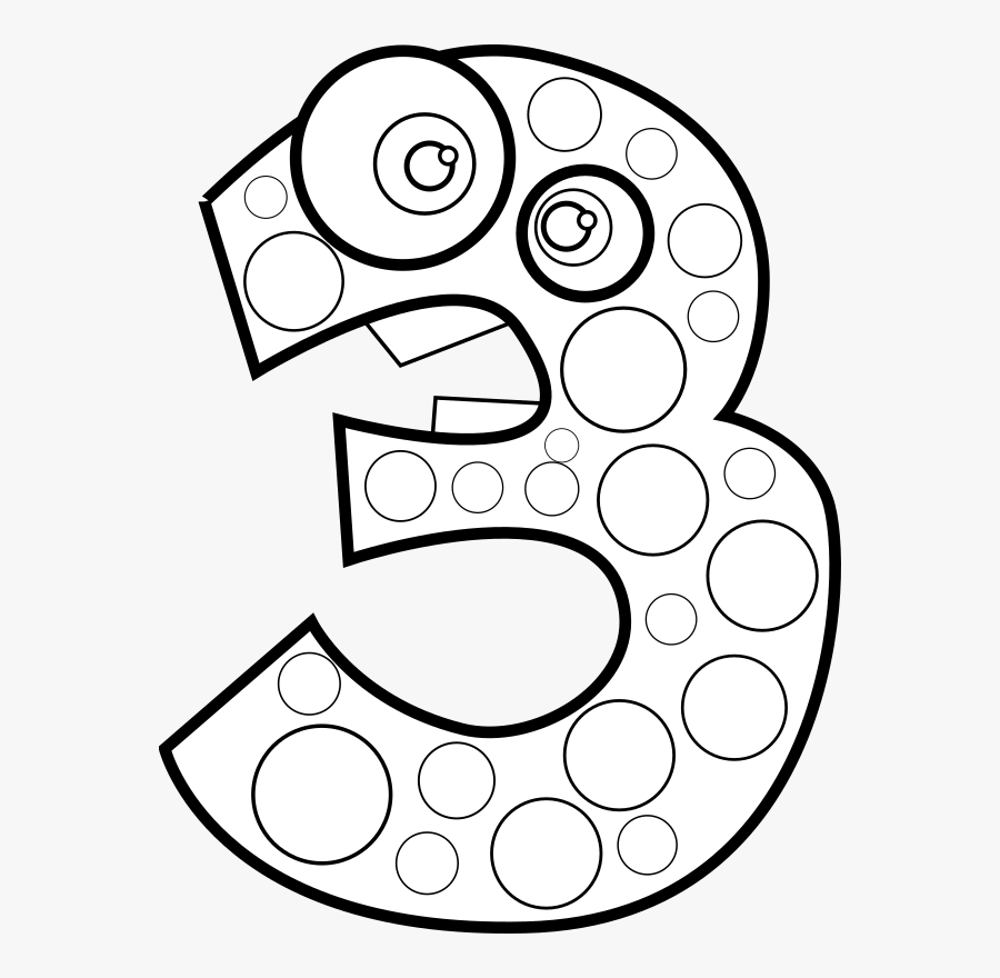 Number Animals 2 Black White Line Kablam 555px - Animal Number 2 Outline, Transparent Clipart