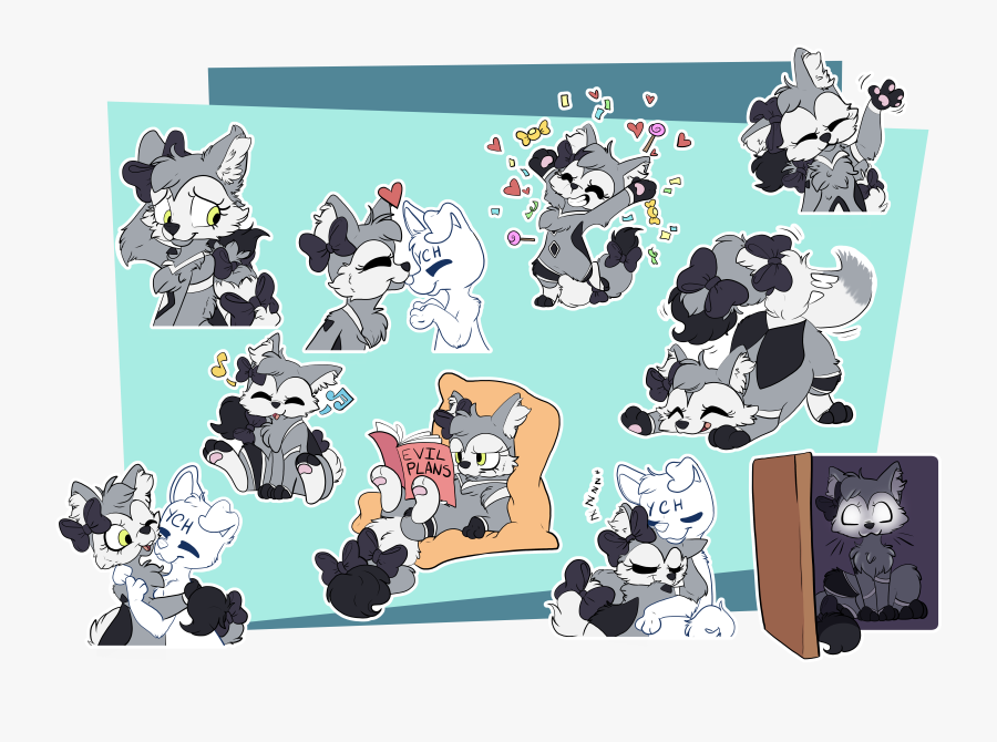 [commission] Shadila Telegram Stickers - Illustration, Transparent Clipart