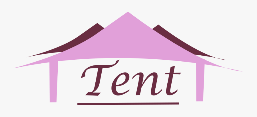 Tent House Logo, Transparent Clipart