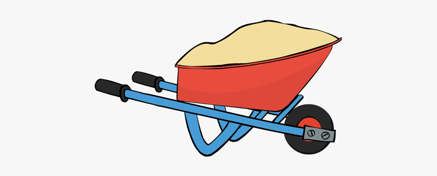 Clipart Labour Day Wheel Burrow - Wheel Burrow, Transparent Clipart