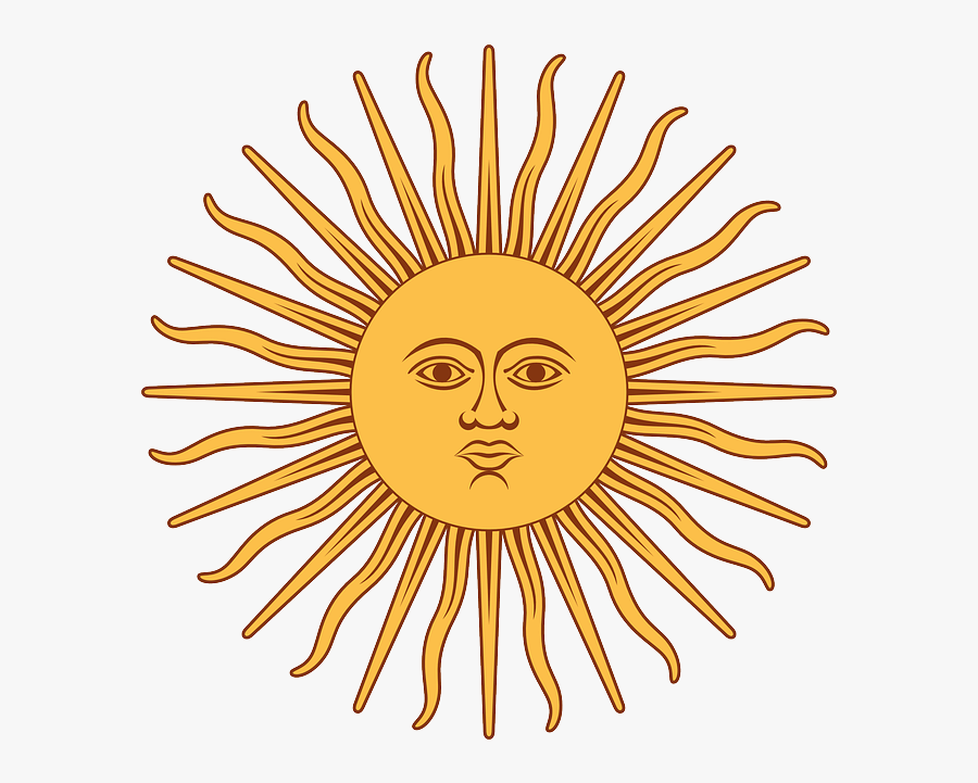 Transparent Sun Vector Png - Flag Of Argentina Sun, Transparent Clipart