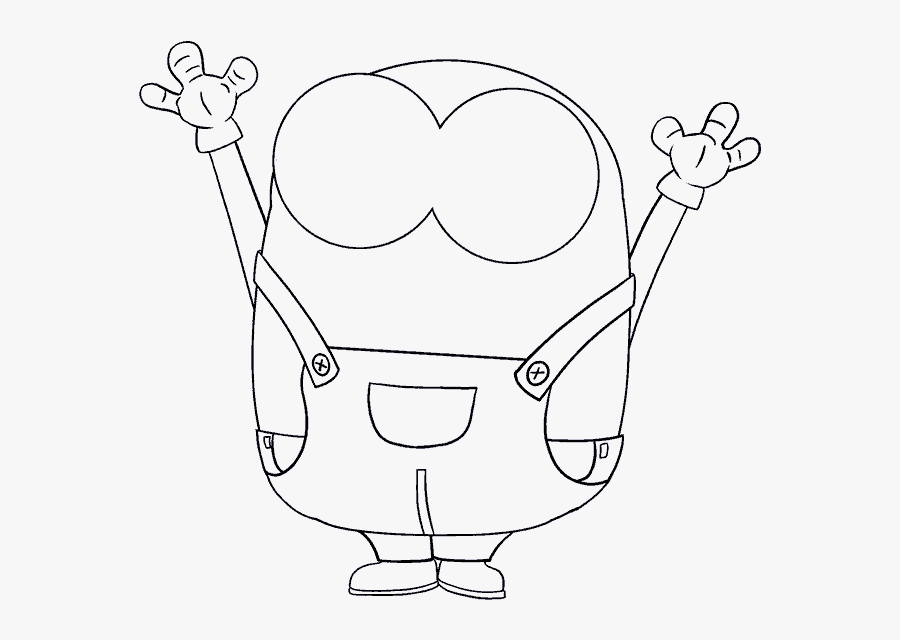 Image Transparent Lunch Drawing Easy - Bob The Minion Drawing Easy, Transparent Clipart