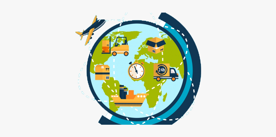 Logistic Network, Transparent Clipart