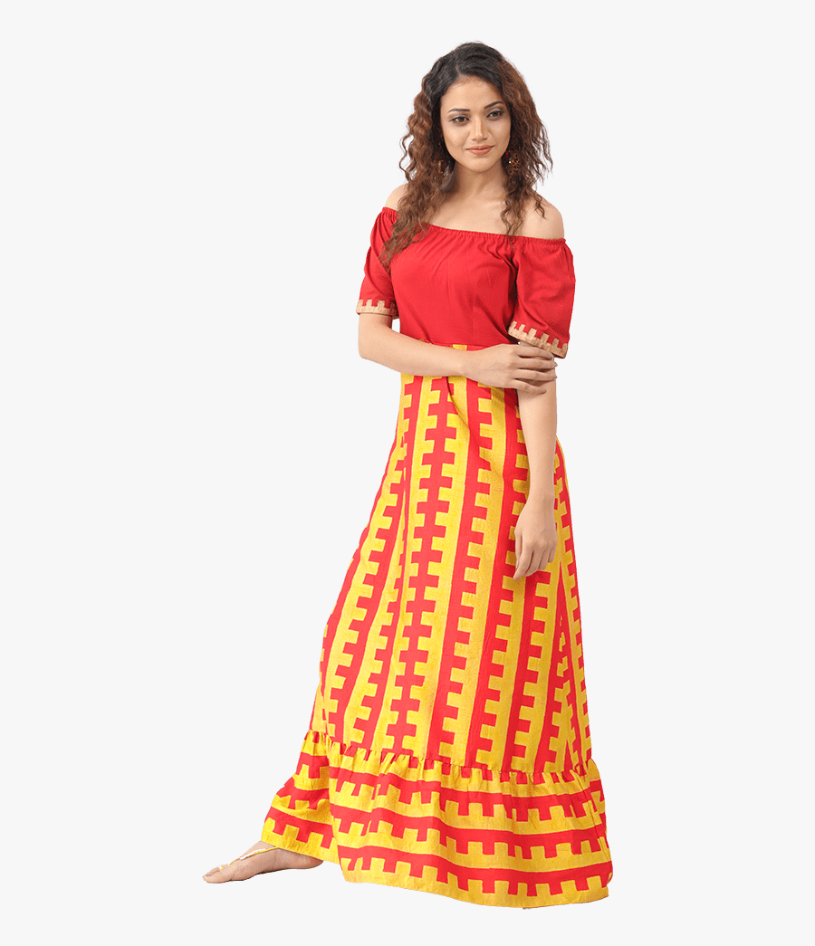 Transparent Red Dress Png - Bahubali 2 Dress Online, Transparent Clipart
