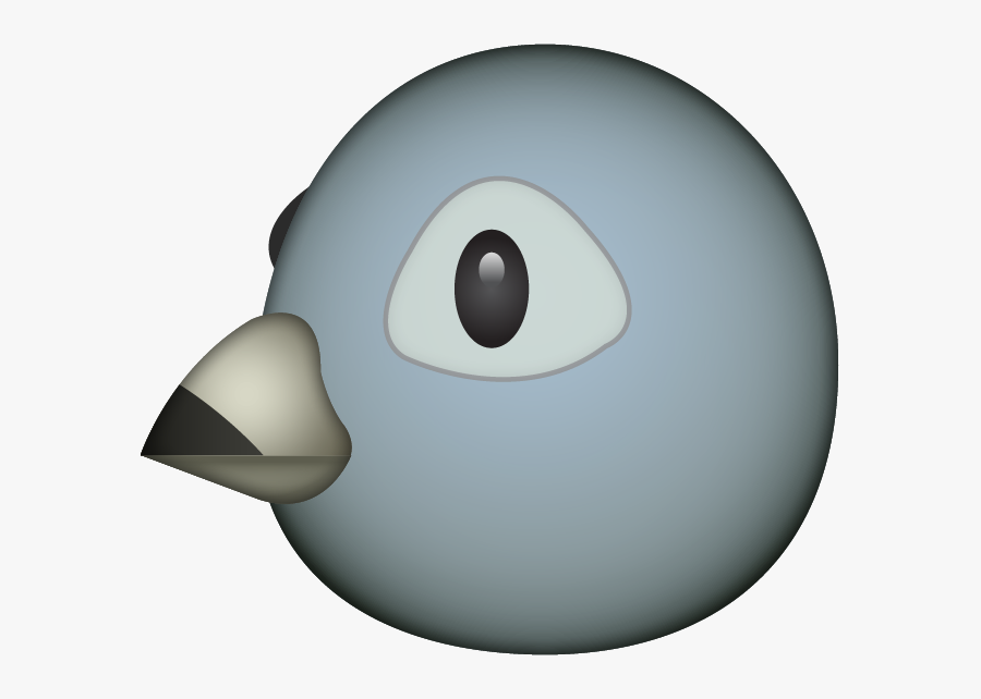 Clip Art Pigeon Emoji - Bird Emoji Transparent, Transparent Clipart