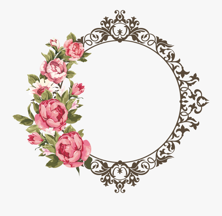 Arabesco Redondo Floral Png, Transparent Clipart