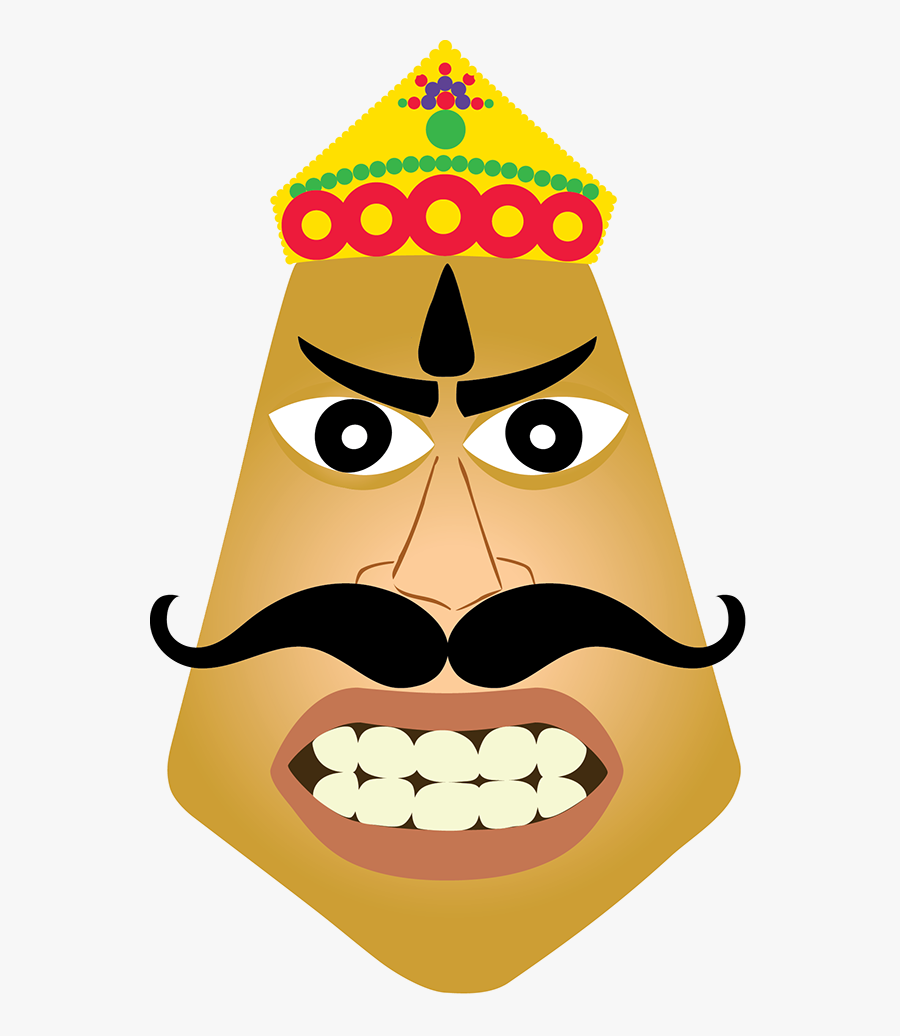 Ravana Clipart Ravana Head - Clip Art Ravana Face, Transparent Clipart