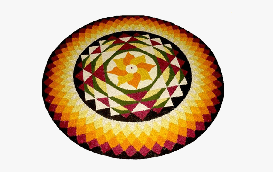 Onam Pookalam 3d Designs, Transparent Clipart