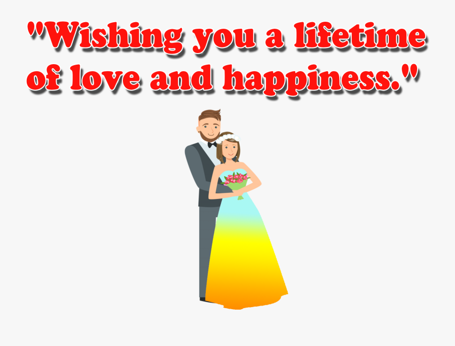 Wedding Wishes Png Free Download - Poster, Transparent Clipart
