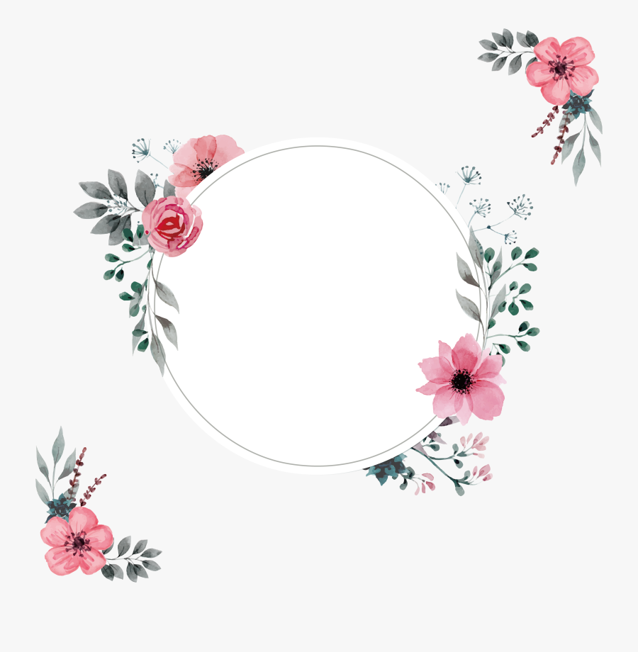 Pink Invitation Frame Png, Transparent Clipart