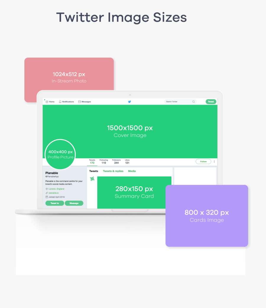 Twitter Sizes 2019, Transparent Clipart