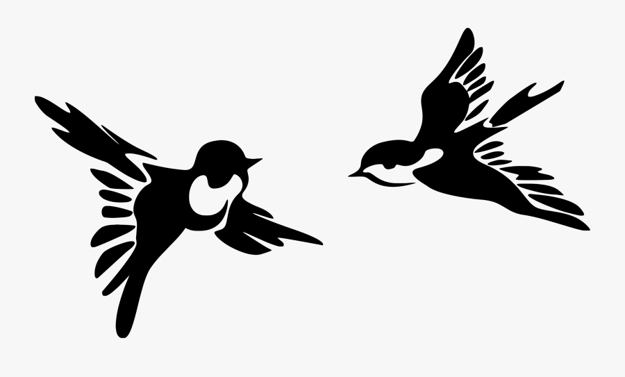Pattern Stencil Bird Duck Paper - Swallow, Transparent Clipart
