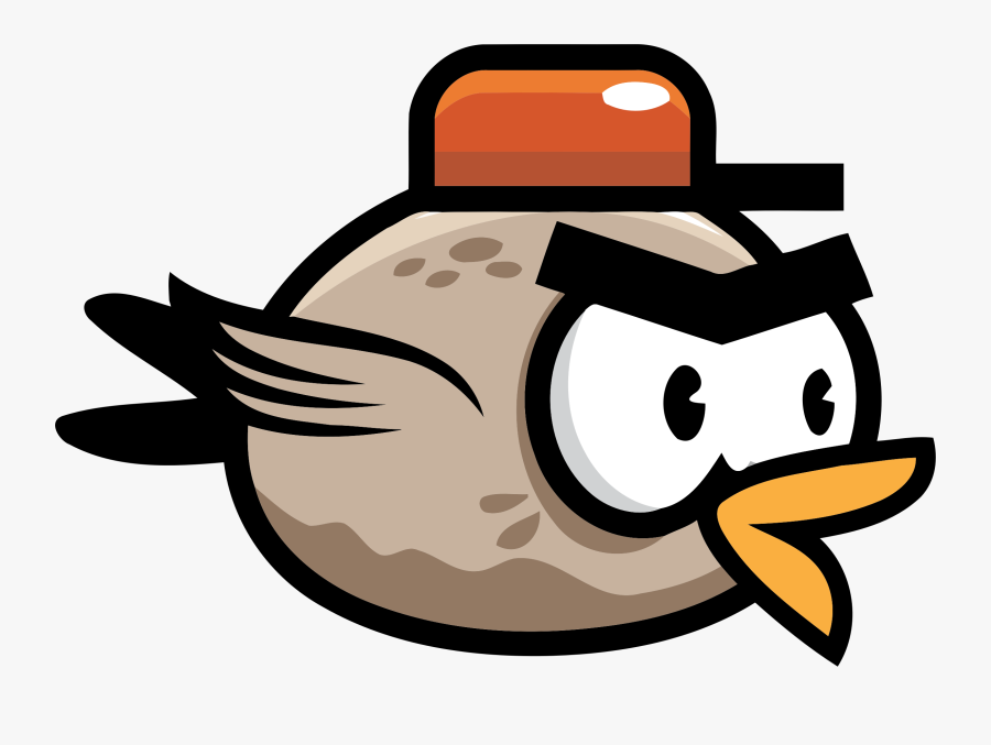 Flying Bird 4 Clip Arts - Flappy Bird Png Transparent, Transparent Clipart