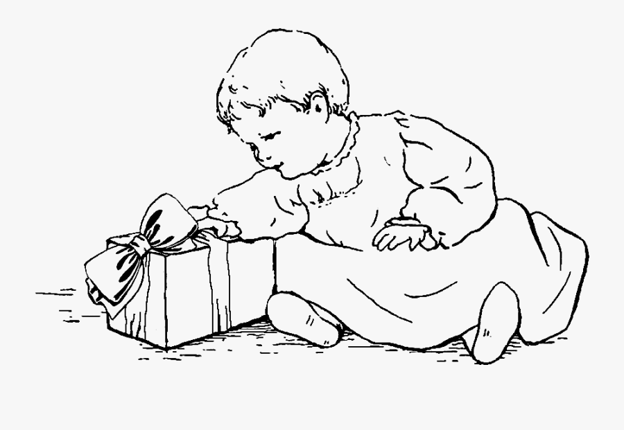 Baby Birthday Clip Art Digital - Sketch, Transparent Clipart