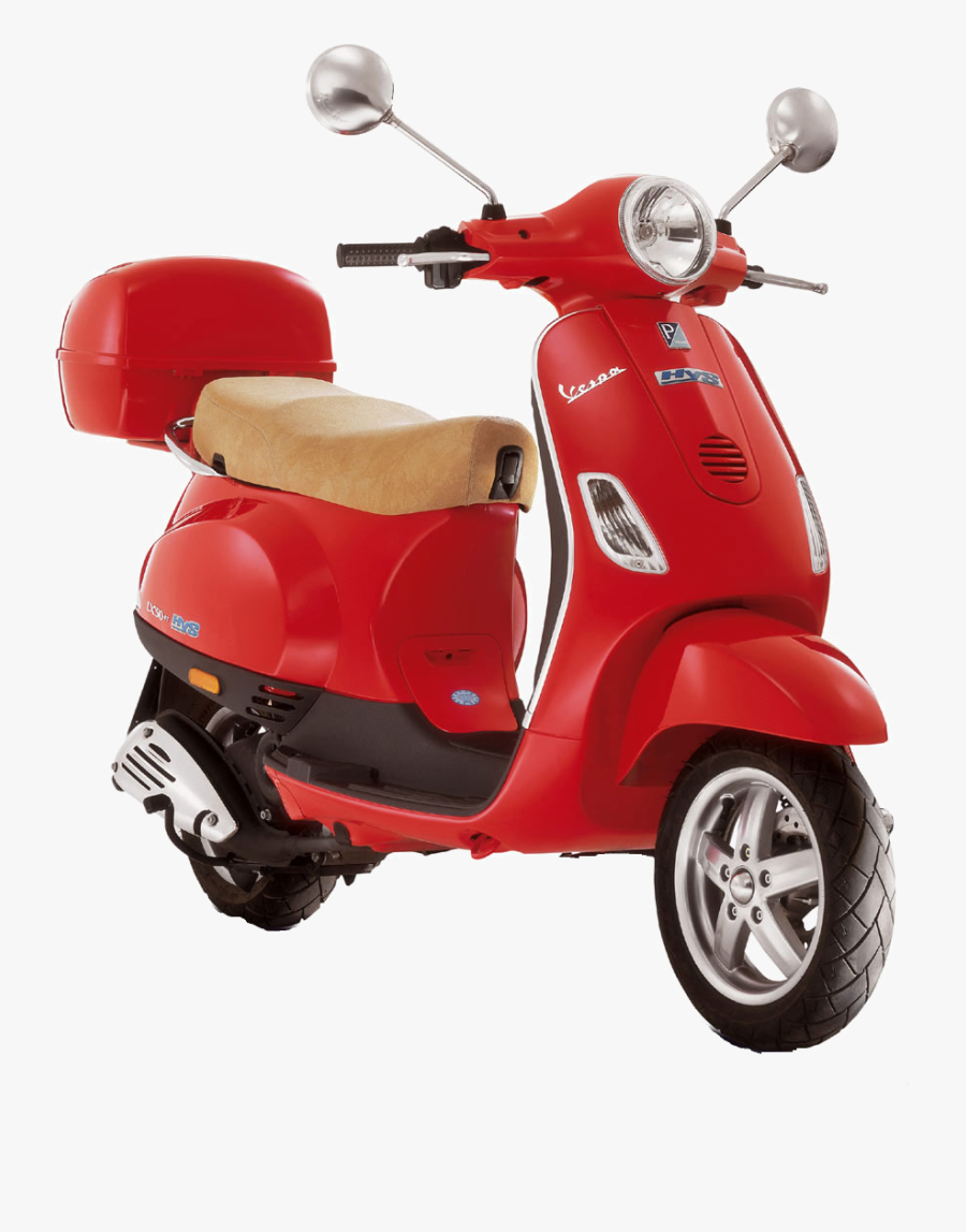 Scooter Png Image - Vespa Lx 50 Red, Transparent Clipart