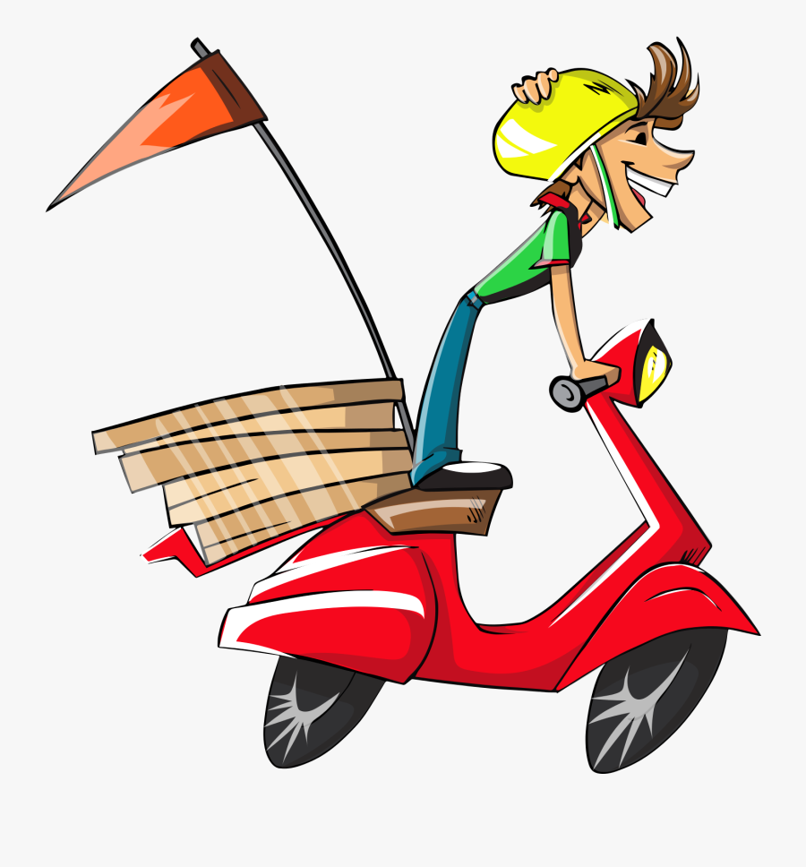 Delivery Boy Vector Png Transparent Image - Delivery Png, Transparent Clipart
