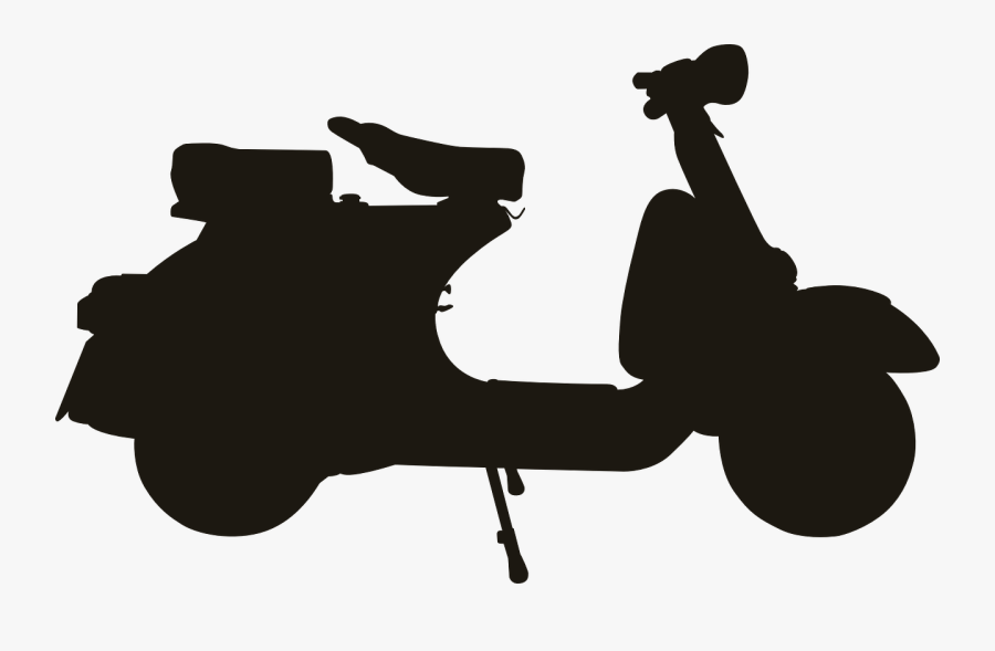Vespa Vector Png, Transparent Clipart
