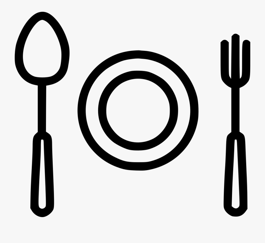 Plate Spoon Fork Egg Recipe Comments - Spoon, Transparent Clipart