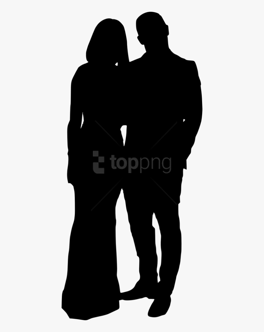 15 Couple Silhouette - Couple Silhouette Transparent Background, Transparent Clipart