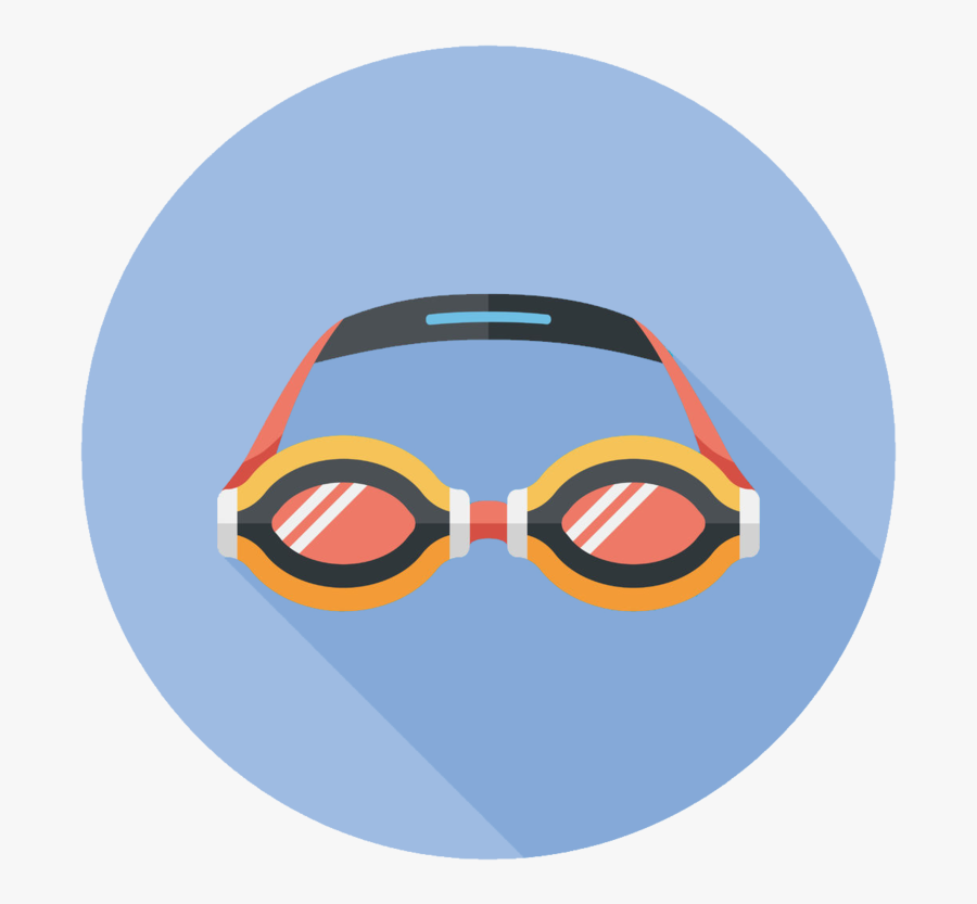 Goggles Clipart Pool Floatie - Illustration, Transparent Clipart