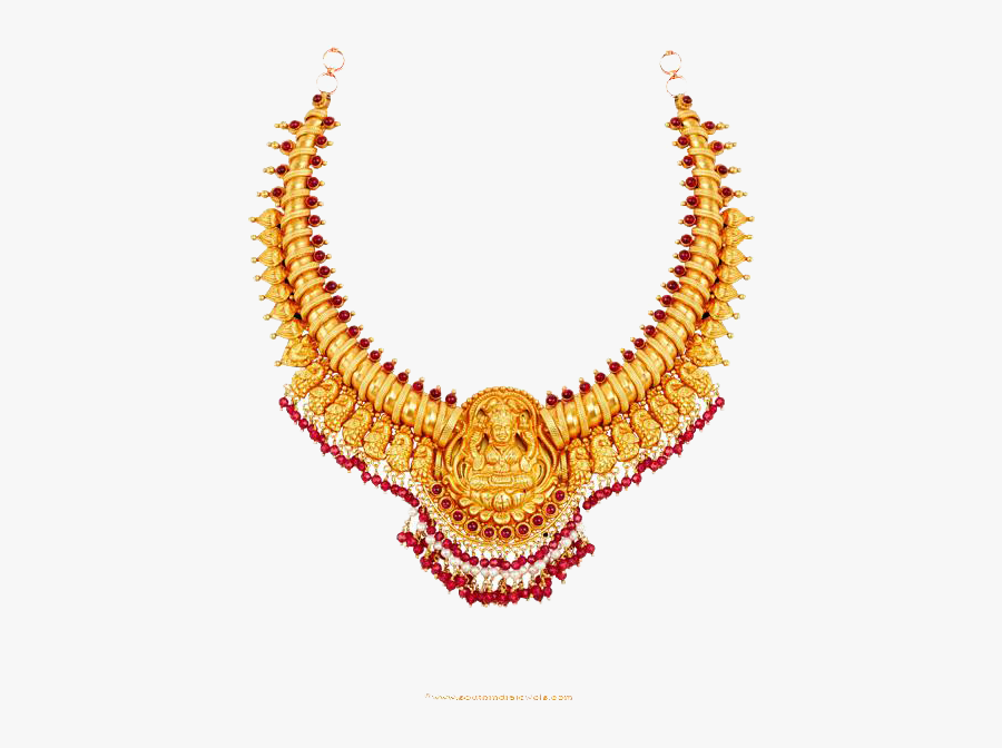 Earring Jewellery Necklace Gold Jewelry Design - Gold Necklace Designs Png, Transparent Clipart